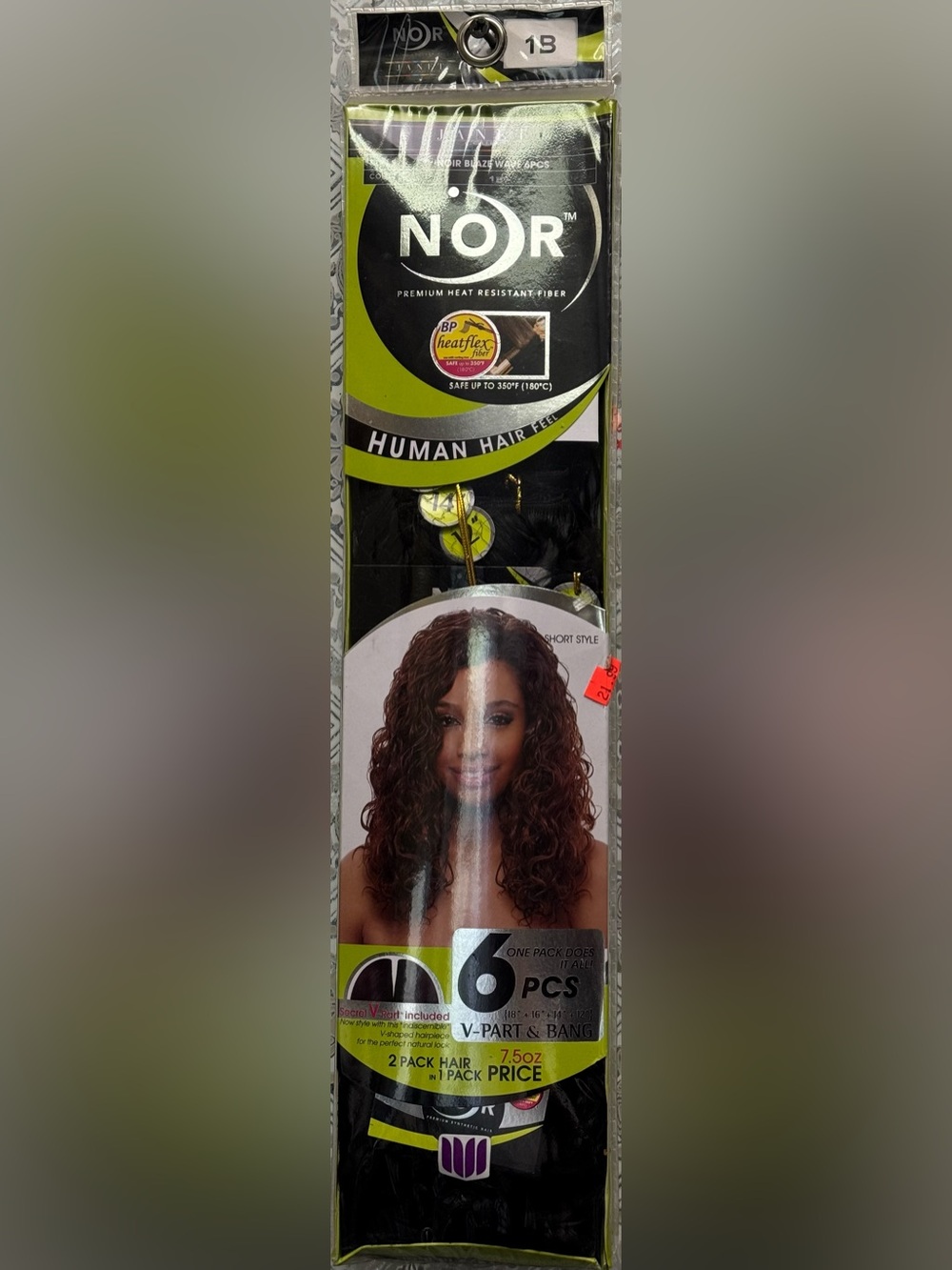 Janet collection. Noir premium synthetic hair. Blaze Wave.